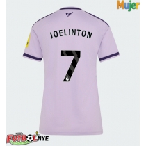 Camiseta Newcastle United Joelinton #7 Tercera Equipación para mujer 2026-27 manga corta